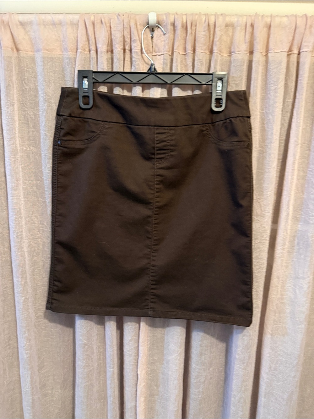 Indigo Brown Mini Skirt
